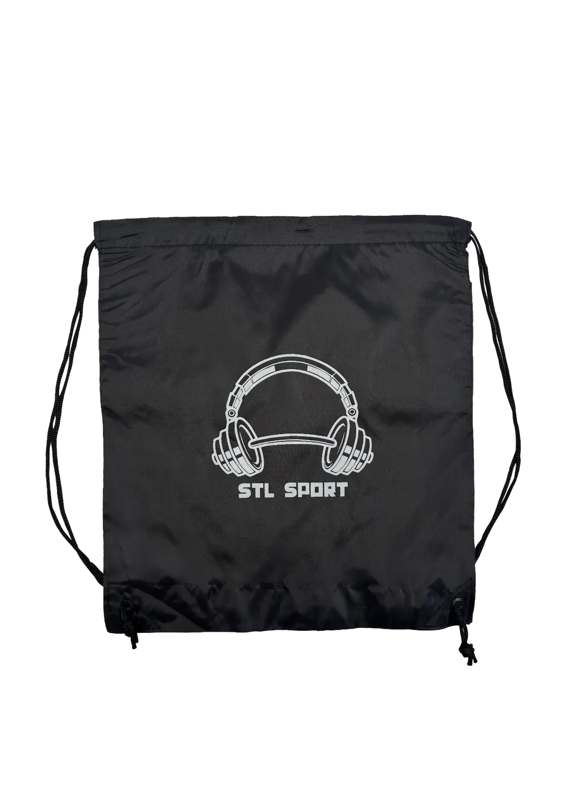 Strong Techno Life – Schwarzer Gym Bag mit Logo