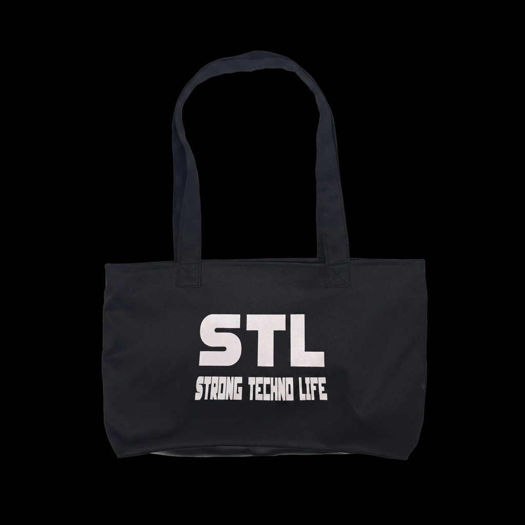 Strong Techno Life Heavy Tote Bag