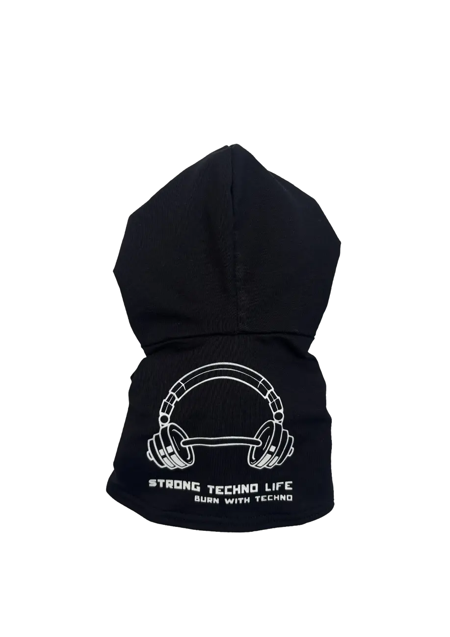 Strong Techno Life Pet Hoodie